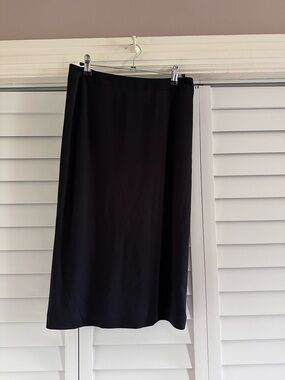 Midi Black Straight Skirt — Versatile Work-to-Weekend Style